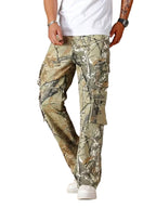 Męskie Spodnie Cargo z Prostą Nogawką