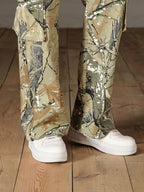 Męskie Spodnie Cargo z Prostą Nogawką